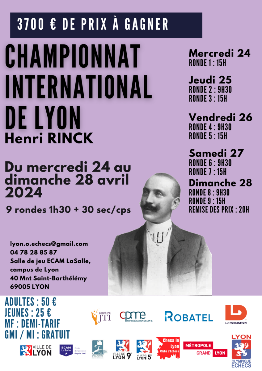 Championnat International de Lyon Henri Rinck 2024