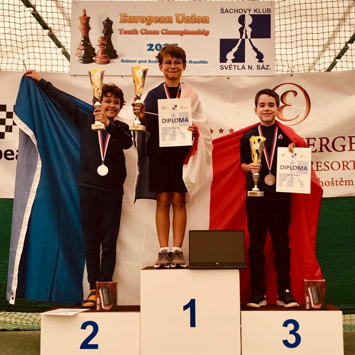 Filip Sirbu champion d'Europe Jeunes en U10