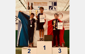 Filip Sirbu champion d'Europe Jeunes en U10