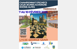 Archive championnat de Ligue Jeunes 2026